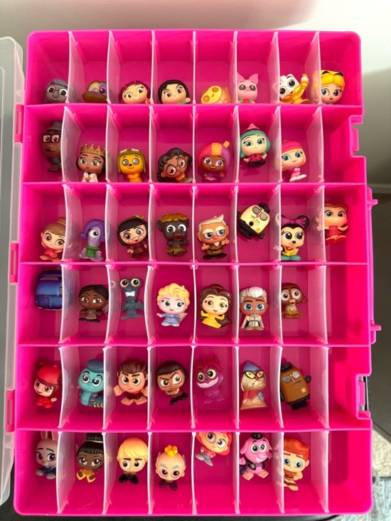 Disney Doorables Other - Pink Storage Case w/44 Mini Disney Doorables Figure Collection